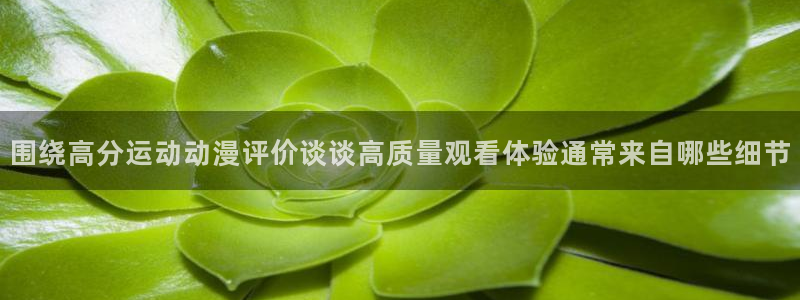 汗汗漫画免费在线：围绕高分运动动漫评价谈谈高质量观看体验通常来自哪些细节
