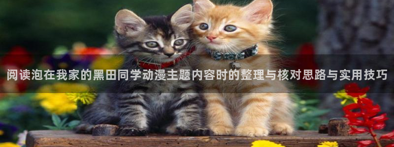 汗汗漫画怎么看：阅读泡在我家的黑田同学动漫主题内容时的整理与核对思路与实用技巧